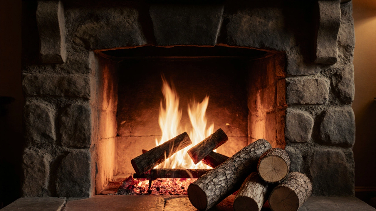 Сколько горят дрова в камине: точный срок и факторы