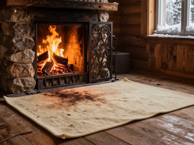 Что ставят перед камином: практичные и безопасные решения для дома