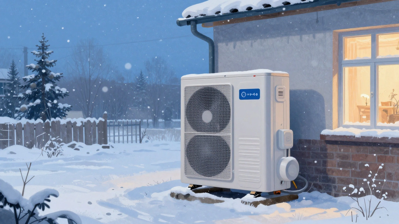 Тепловой насос в зимних условиях